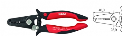 Elektroniikkakuorintapihdit AWG 20-10 Wiha (2vk)