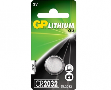 GP LITHIUM CR2032 NAPPIPARISTO