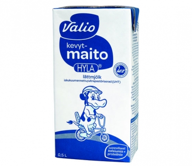 VALIO KEVYTMAITO HYLA UHT 0,5 LITRAA
