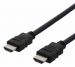 DELTACO HDMI High Speed with Ethernet -kaapeli, 2m, musta