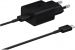 SAMSUNG WALL CHARGER 15W INCL. TYPE C TO C-CABLE BLACK