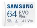 Samsung 64 Gt Micro SDXC EVO Plus -muistikortti