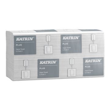 Käsipyyhe Katrin Plus C-taitto valk/16