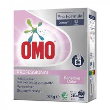 Pyykinpesujauhe OmoSens. Color 8 kg