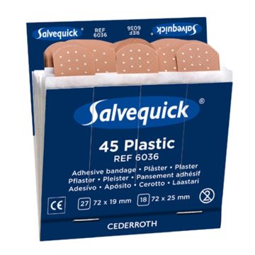 Muovilaastari Salvequick 6036 6x45 kpl