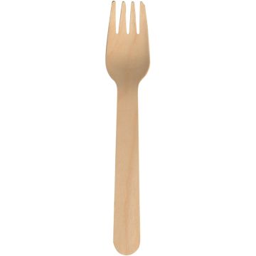 Ruokahaarukka puinen16,5 cm FSC/100