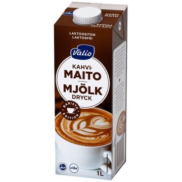 Kahvimaito Valiolaktoositon UHT 1l