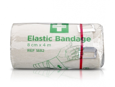 CEDERROTH ELASTINEN TUKISIDE 8CM X 4M
