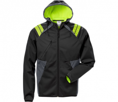 Hupullinen softshell takki 7461 BON musta XL