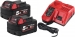 Milwaukee AKKUSETTI M18 NRG-502 2xM18 B5 5,0Ah akkua, pikalaturi