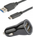 Cirafon Autolaturi 1M USB-C- kaapeli Musta 1m