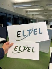 Logoshabloona iso muovi