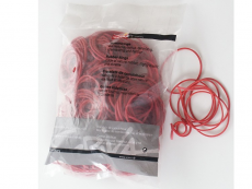 Kuminauha Scriva ohut 2mm halk 95mm 100g punainen