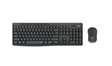 Logitech MK295 -näppäimistö ja hiiri, musta