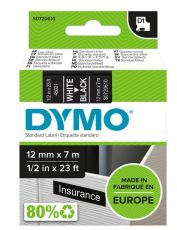 DYMO D1 19MM VALKOINEN/MUSTA 45811