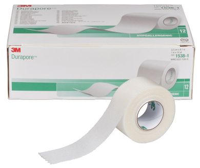 SILKKITEIPPI DURAPORE 2,5CMX9,1M VALK/12