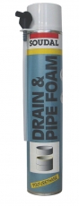 Soudal LVI-vaahto drain&pipe 750ml
