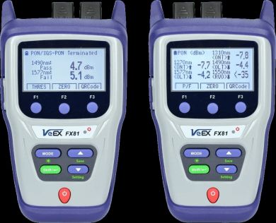 VeEX FX81 XGS-PON, 2-suuntainen PON tehomittari
