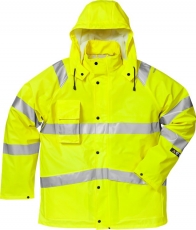 Palosuojattu Hi-Vis sadetakki LK3 4845 RSHF Keltainen