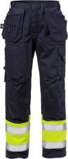Palosuojatut High Vis rakentajan housut lk 1 2586 FLAM