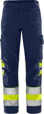 ELTEL Fristads Green 2649 GPLU High vis housut LK1 keltainen/sininen